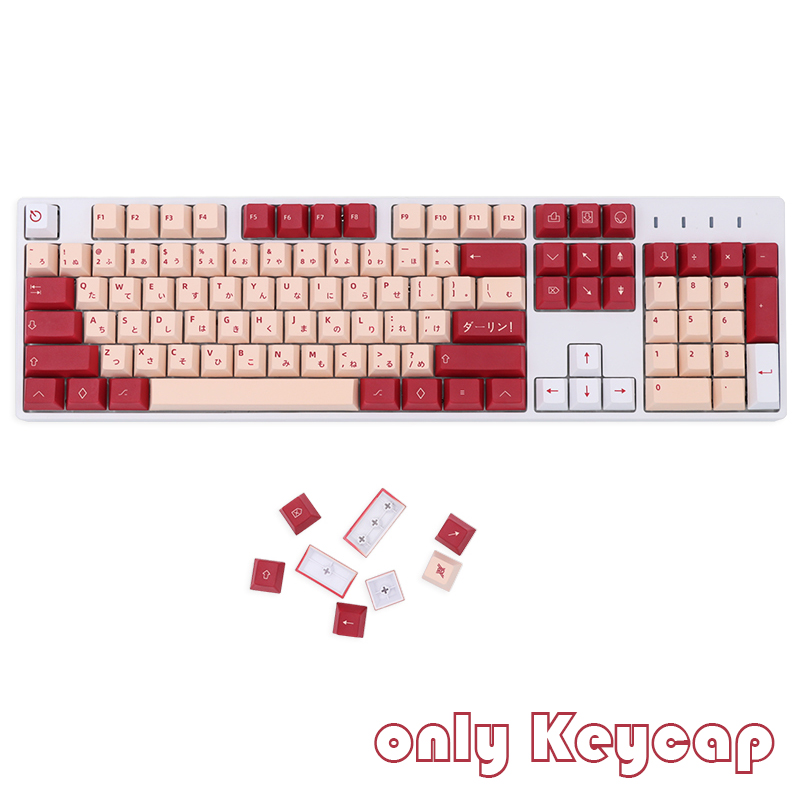 Darling Keycaps Cherry Profile Dye Sub PBT Keycap For GMK Cherry MX Switch 108 Mechanical Keyboard