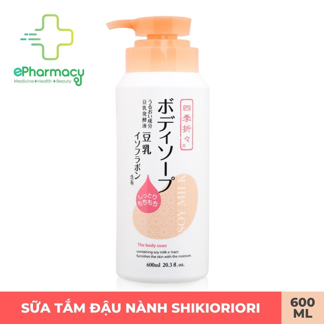 Sữa tắm shikioriori soy milk chiết xuất từ đậu nành nhật bản epharmacy