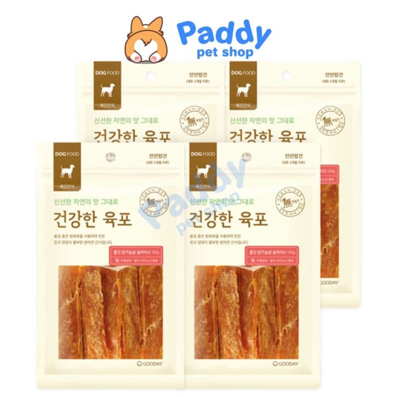 Thịt Sấy Gooday Snack Cho Chó 100g (Nhập khẩu Hàn Quốc)