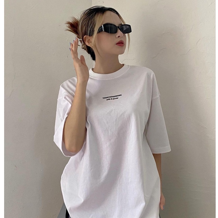 [3-5/8 Hoàn Tiền 25%] Áo thun from rộng unisex harmonic GODMOTHER