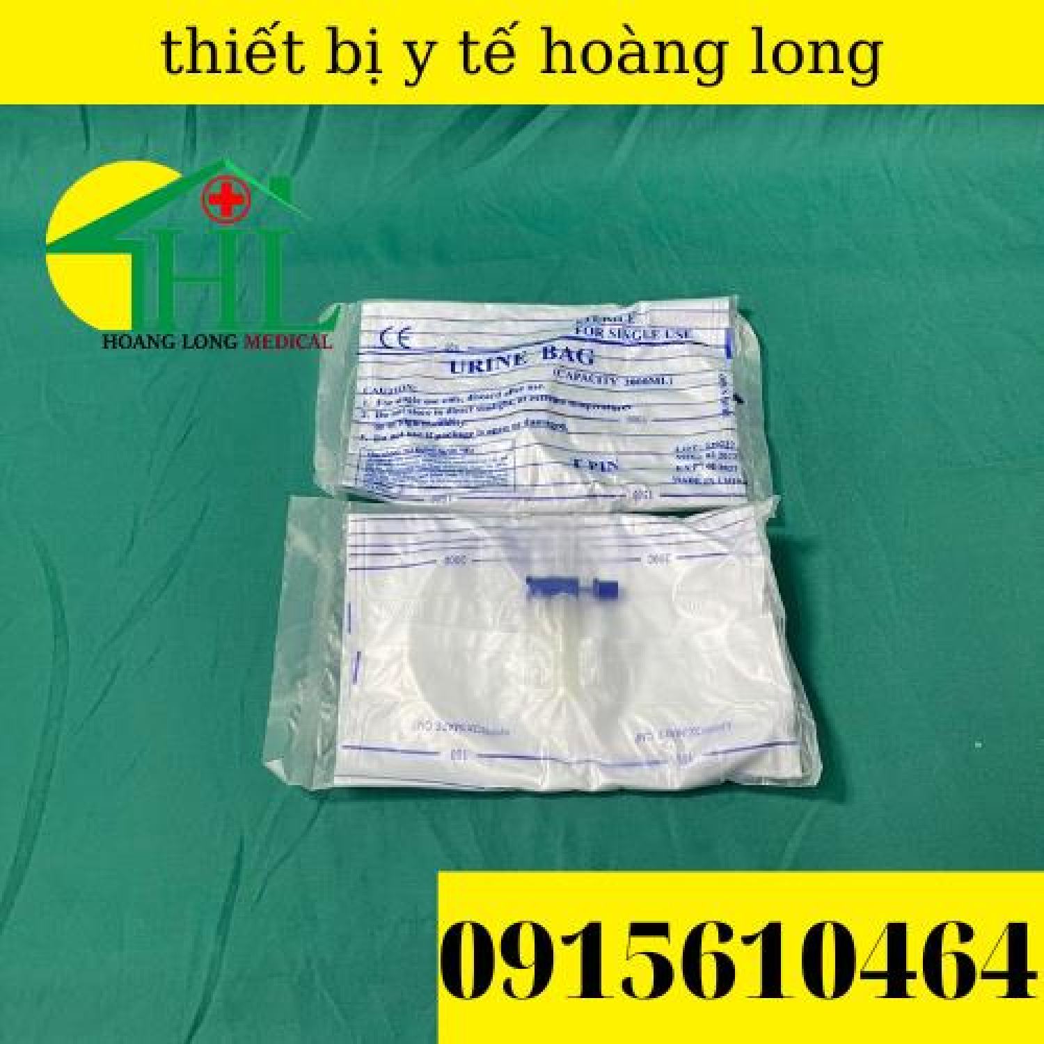 Combo 10 túi đựng nước tiểu van ngang y tế