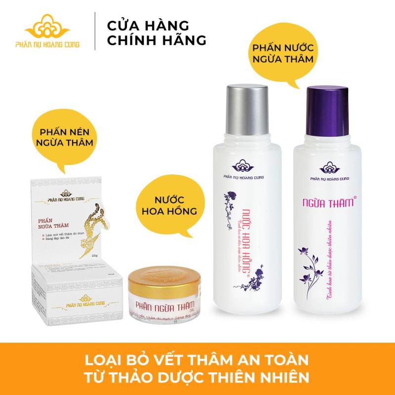 Bộ Ngừa Thâm Cơ Bản Phấn Nụ Hoàng Cung-Mang lại cho người dùng làn da sáng đẹp như ý sau thời gian kiên trì sử dụng.
