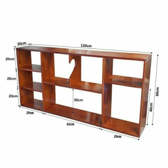 [HCM]Kệ gỗ treo tường 120cm