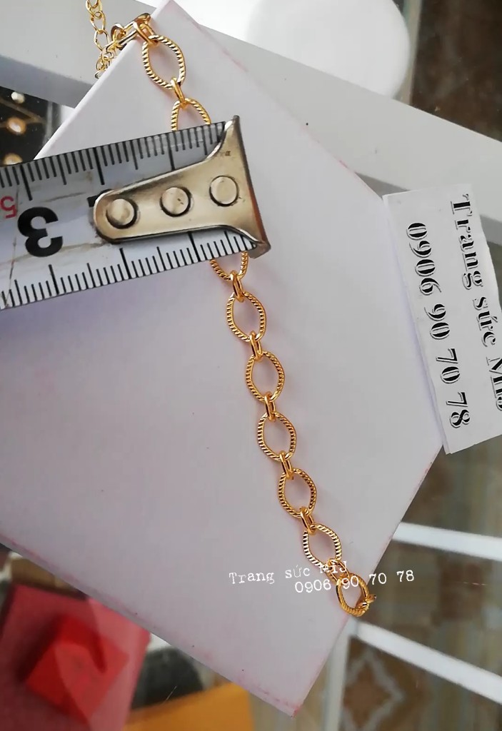 Lắc tay titan mắc xích kiểu