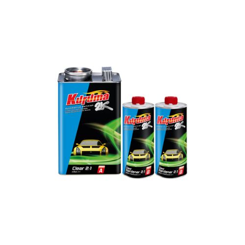 Dầu bóng chậm khô 2K Kuruma Clear 2-1 1 lít
