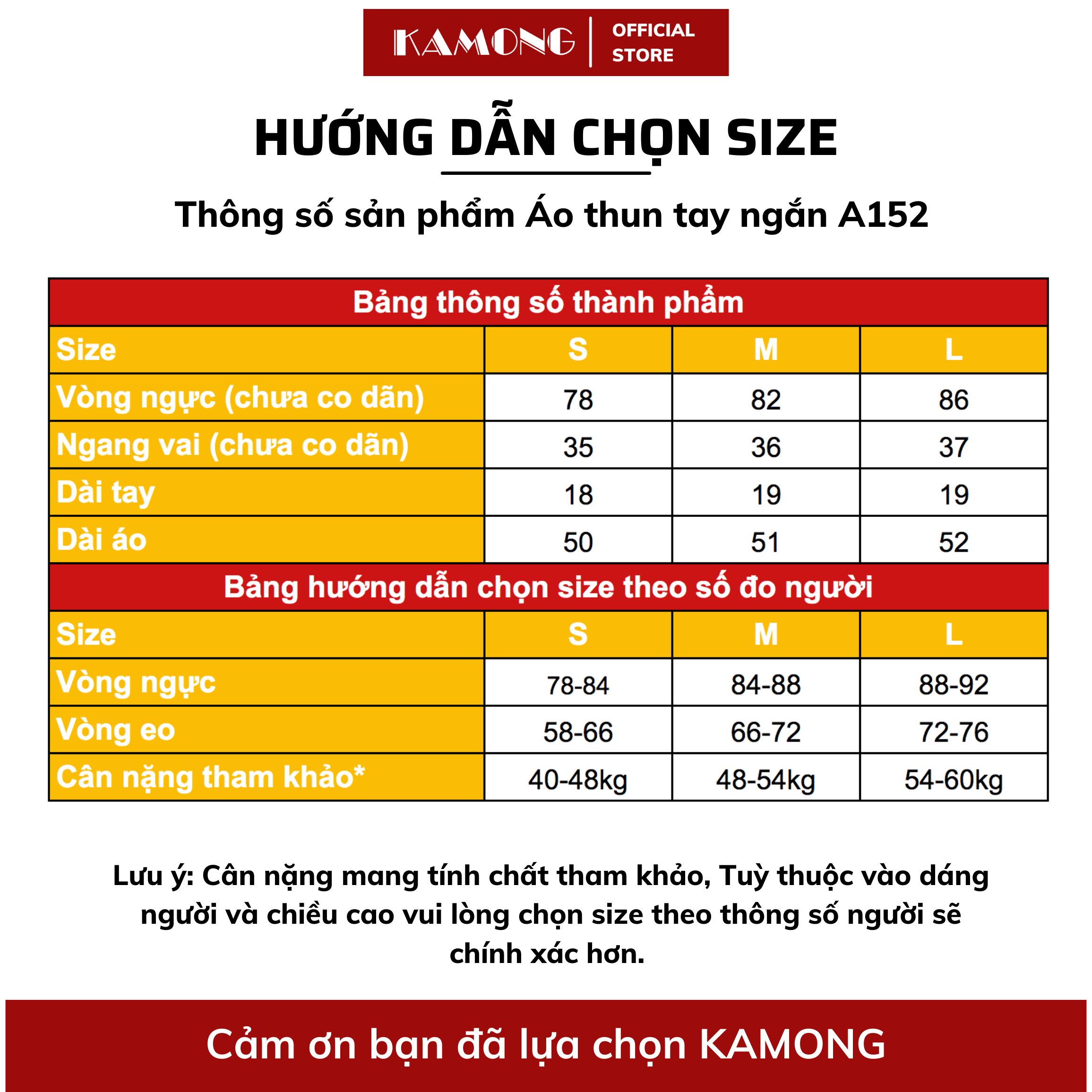 Áo thun nữ tay ngắn KAMONG kiểu dáng basic chất liệu thun tăm A152