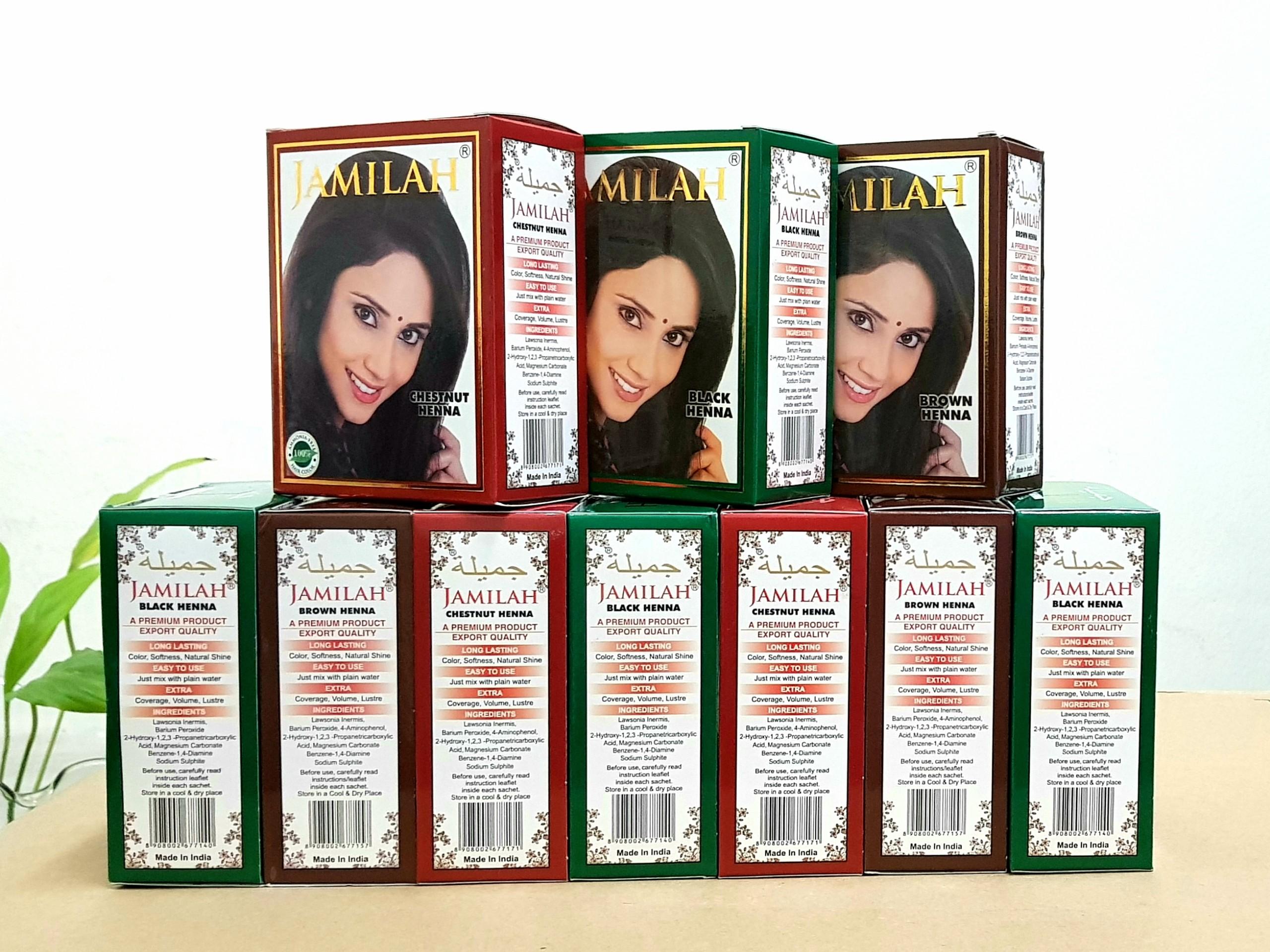 Thảo Dược Nhuộm Tóc màu Đen; Nâu; Hạt Dẻ  (Black Henna; Brown Henna; Chestnut Henna)