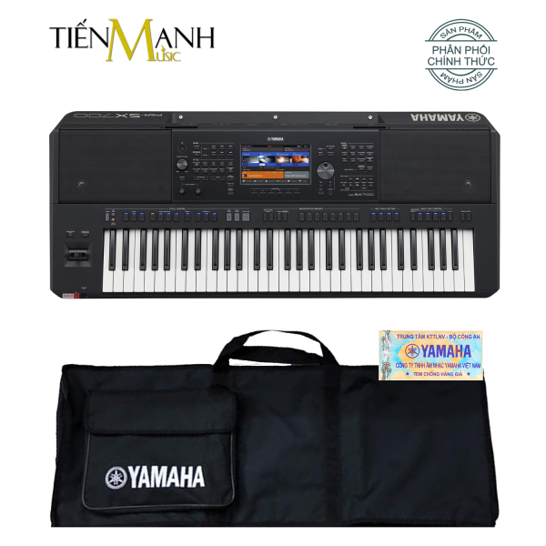 Đàn Organ Yamaha PSR-SX700 - Hãng phân phối chính thức (Keyboard PSR SX700 - Hàng chính hãng, Có tem chống hàng giả bộ CA - Bộ Đàn, Bao, Nguồn)