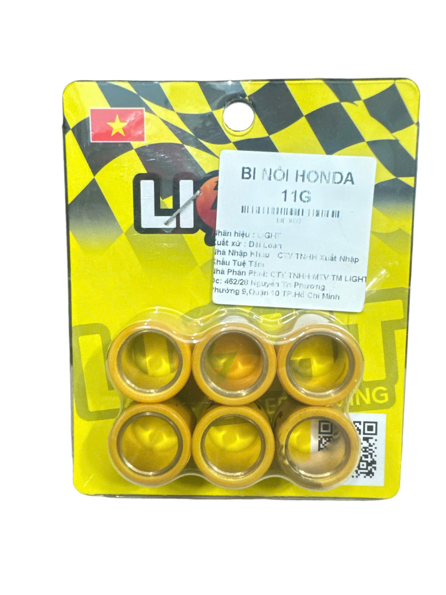 Bi nồi LIGHT Vario 125cc / 150cc ( Bao gồm 9 --> 16 gram ) ( 15X20 )