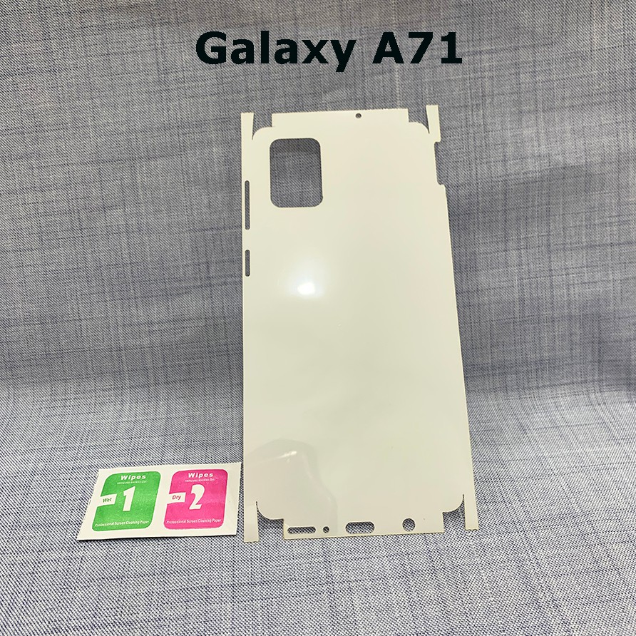 Miếng dán PPF 360 độ full viền cho Samsung Galaxy A71