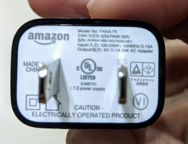 [USED] Sạc, cáp cho máy đọc sách Kindle Chính hãng Amazon (Micro USB, Type C)