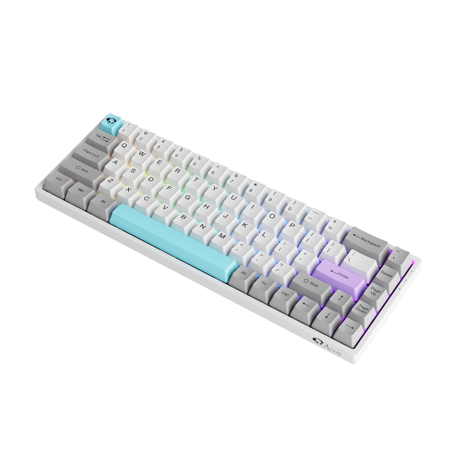 AKKO 3068B Multi-modes Silent (Bluetooth 5.0 / Wireless 2.4Ghz / Hotswap / Foamed / AKKO CS Jelly sw)  - Mechanical Keyboard