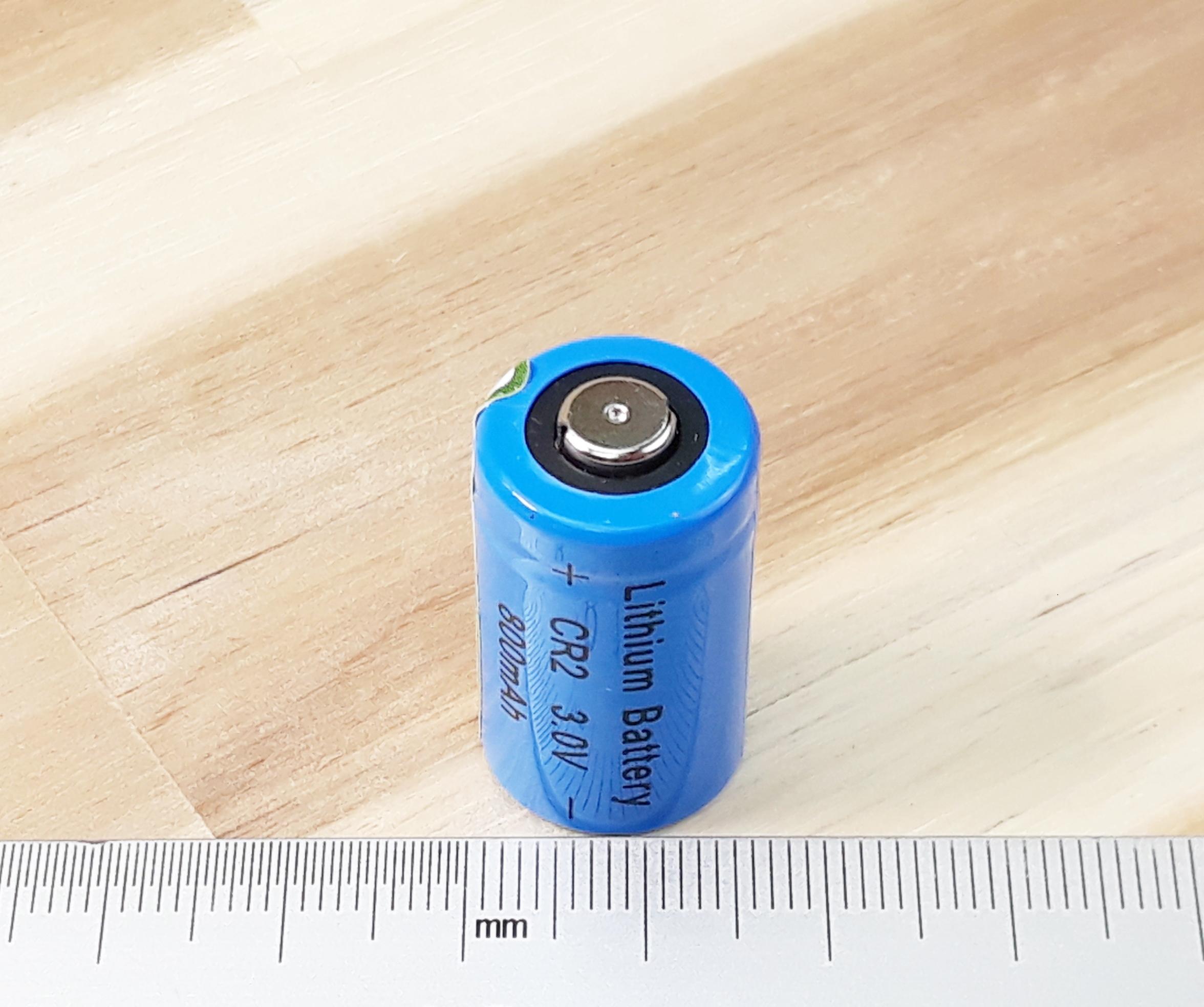 Pin li ion 15270 3.7v 800 mah φ15mm - liba