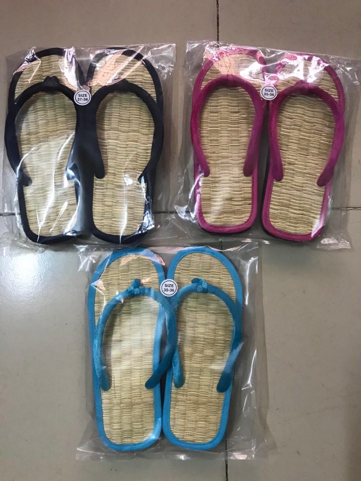 Dép Quế Chiếu Cói Quai Kẹp Mang Trong Nhà (1 Đôi)