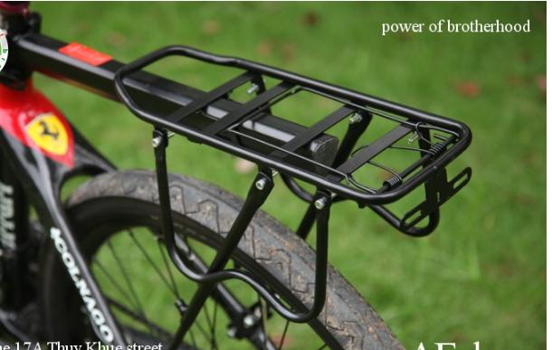 Giá thồ hàng, đèo hàng sau xe đạp chịu lực thép tháo lắp nhanh