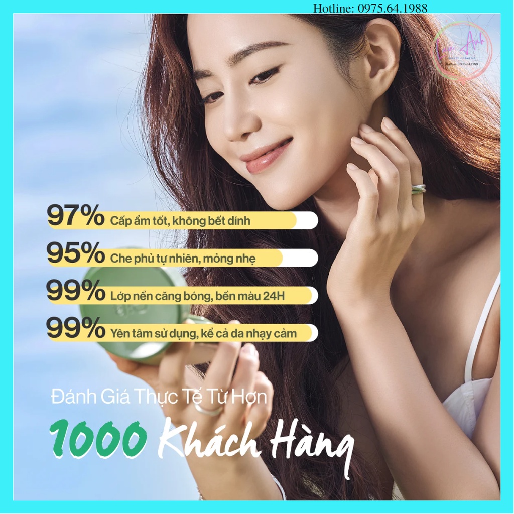 Phấn Nước Che Phủ Gilaa Vegan Super Cover Cushion Spf50+/Pa+++