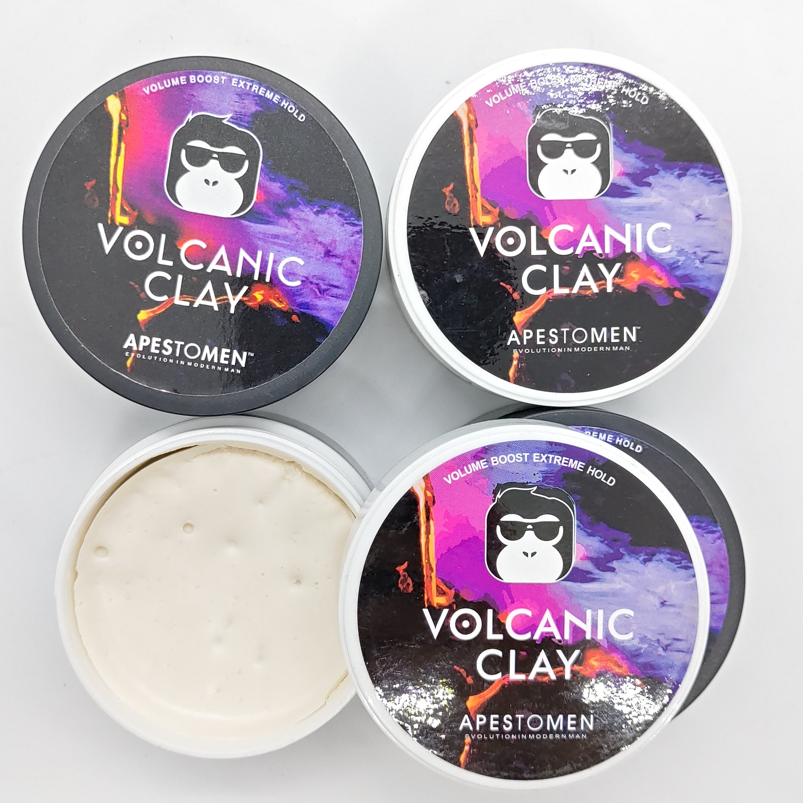 Sáp  ( Keo , Kem  ) Vuốt Tóc Tạo Kiểu Tóc Nam Thơm APESTOMEN VOLCANIC CLAY 80ml [ VIP]❤❤❤❤❤❤