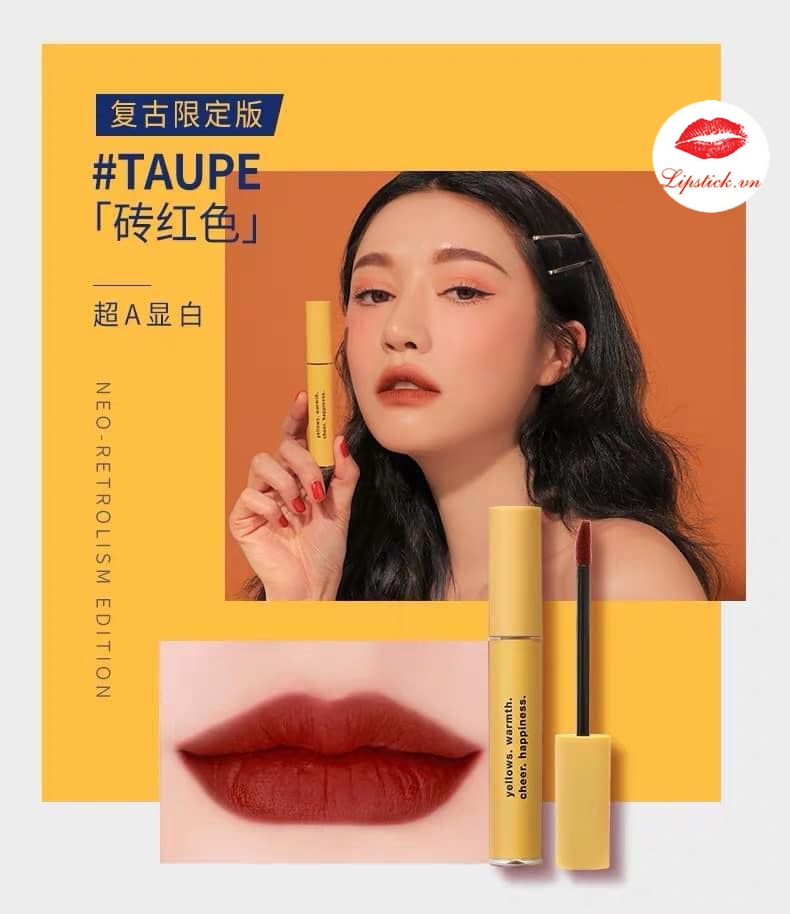 Son kem chất lì 3ce hot 2020- Taupe vỏ vàng