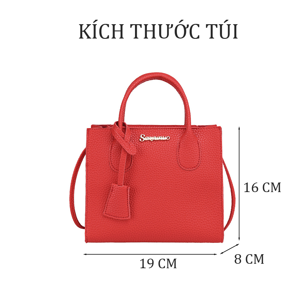 [HCM]Túi Đeo Chéo Nữ Thời Trang Mới T107 Đỏ