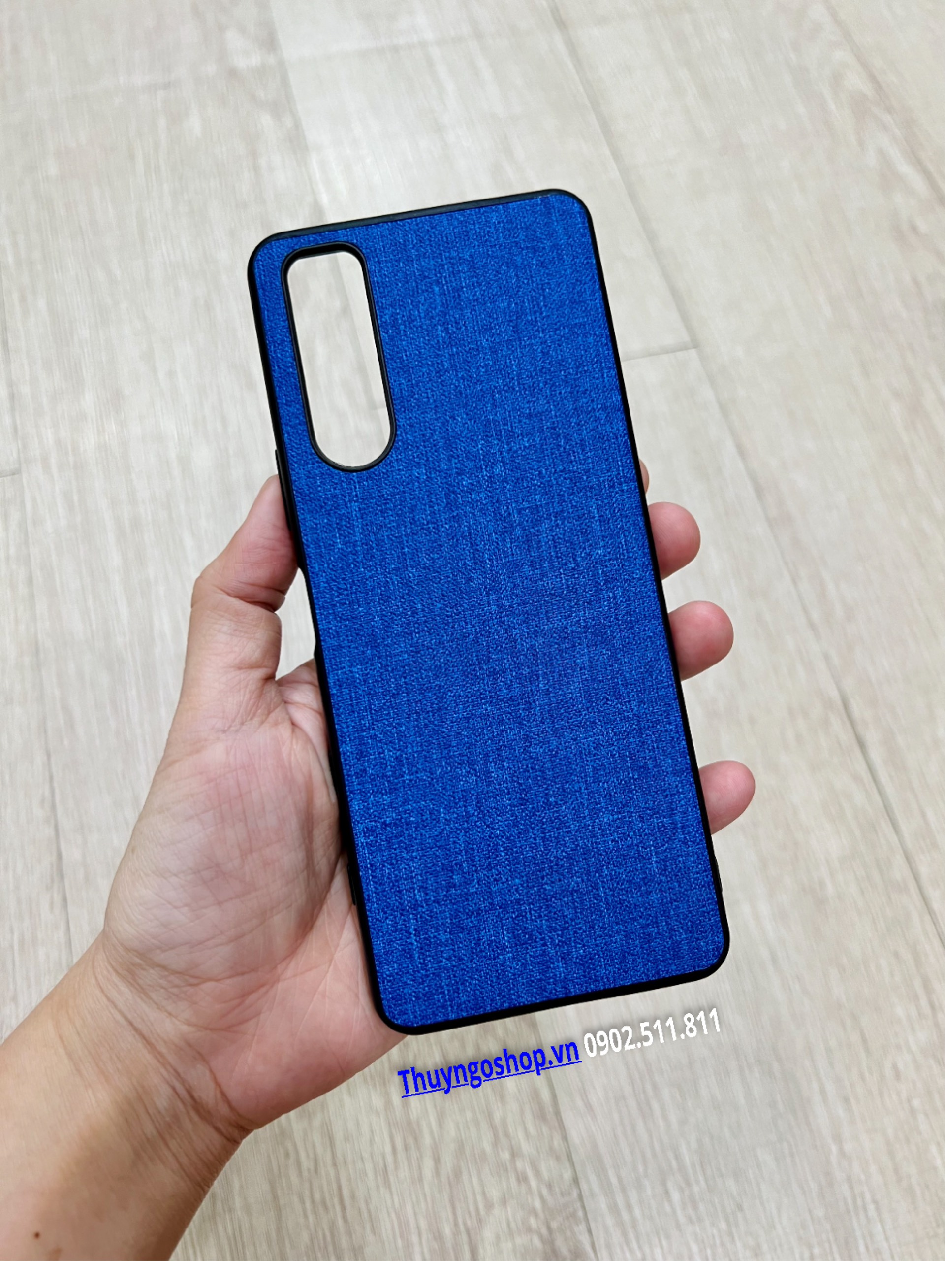 Ốp lưng vải viền nhựa dẻo sony xperia 1 - xperia 5 ii - xperia 1 iii - xperia 5 iii - xperia 10 iii