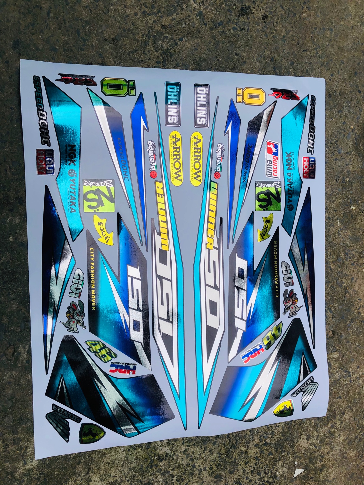 Tem rời winner 150 Crom