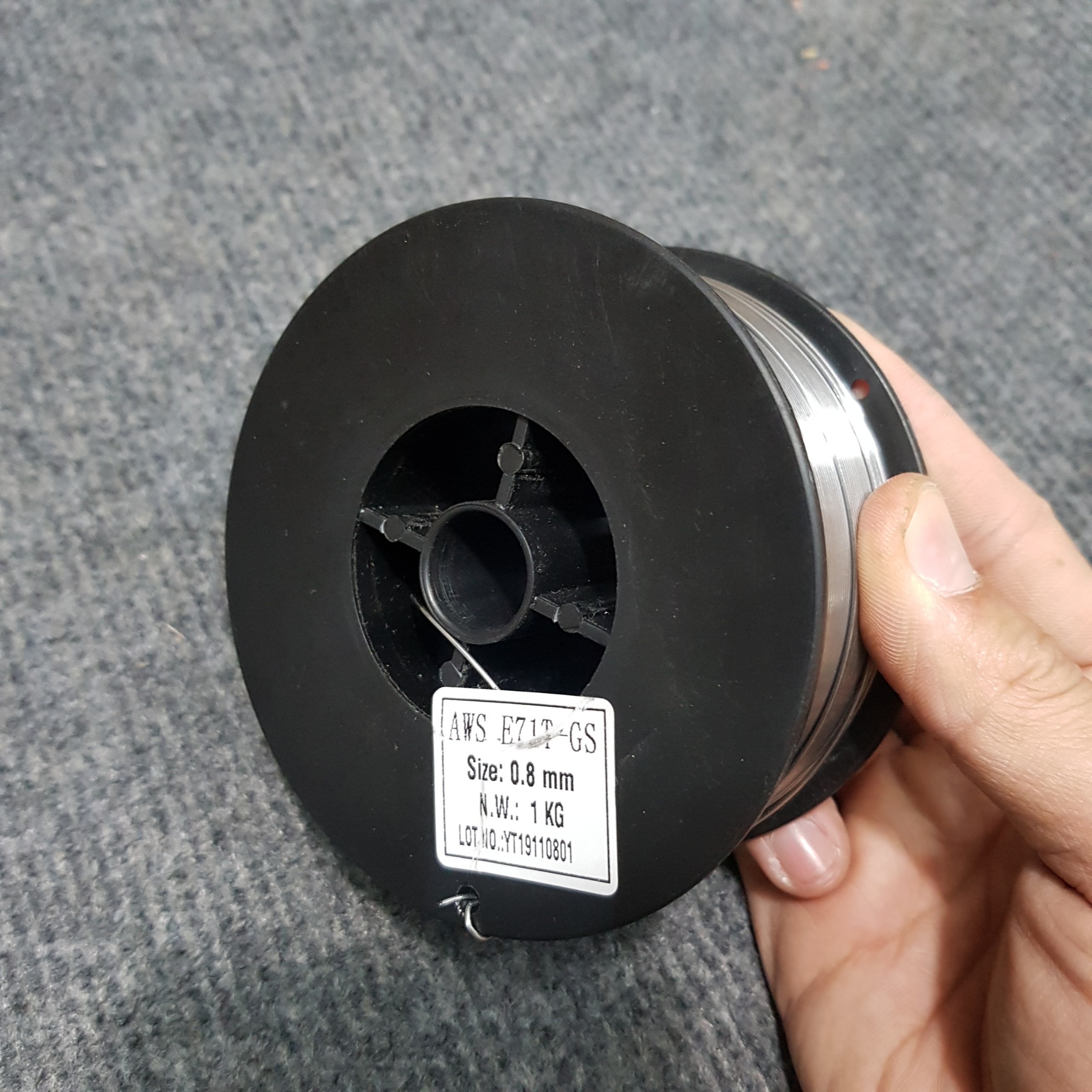 Cuộn dây hàn mig 1kg lõi thuốc