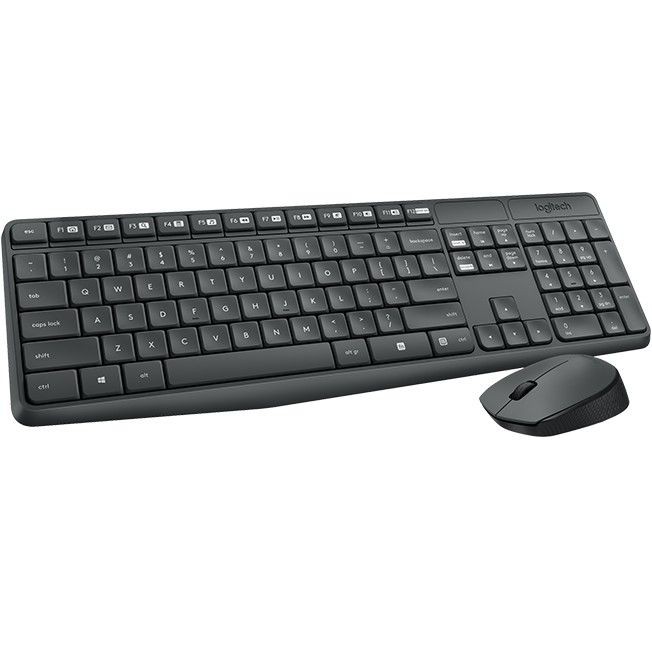 [HCM]Bộ bàn phím chuột không dây Logitech MK235