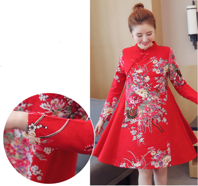 Váy bầu cách tân sang chảnh Bana mã V401