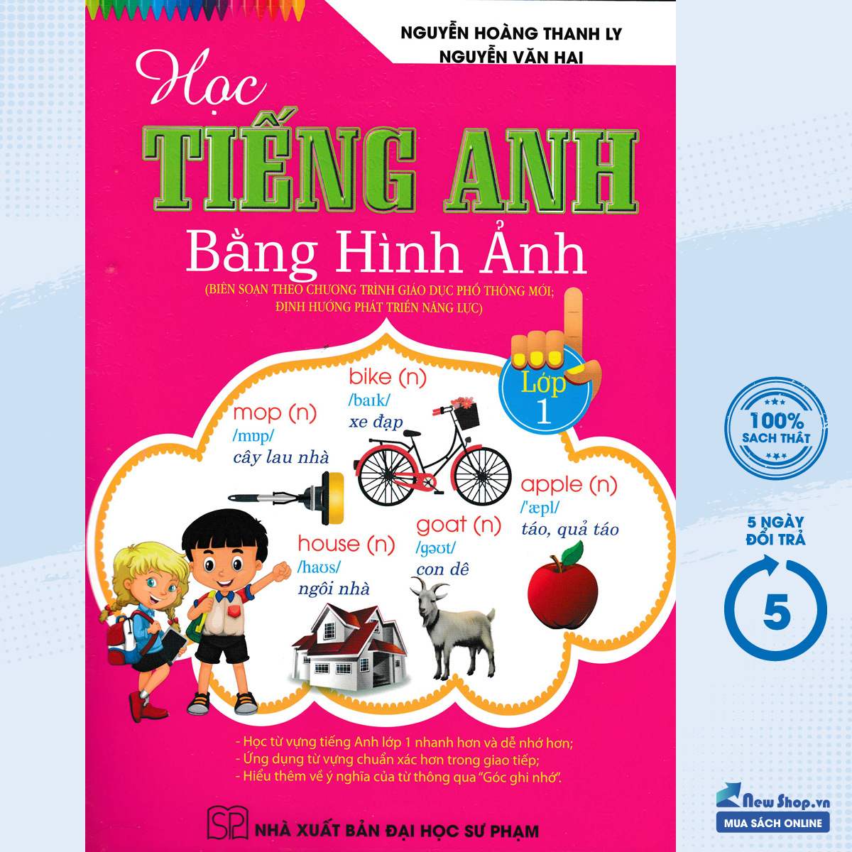 Sách bổ trợ - học tiếng anh bằng hình ảnh lớp 1 - newshop