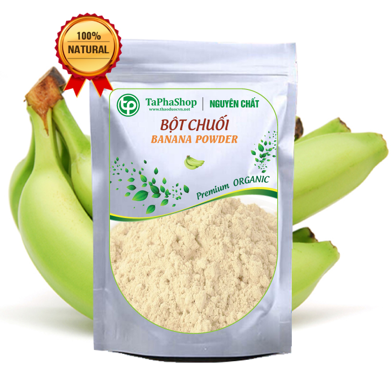 Bột chuối nguyên chất 500g - Tấn Phát