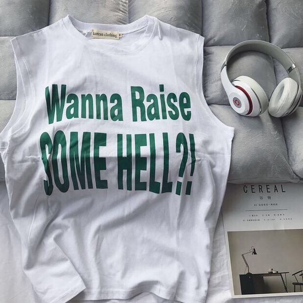 Some hell unisex tanktop T-shirt