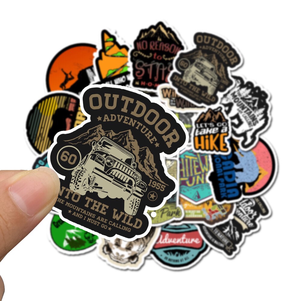 [HCM]Sticker hình dán phong cách đi phượt