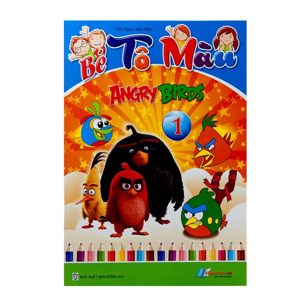 Sách - bé tô màu angry birds - 8935072920265