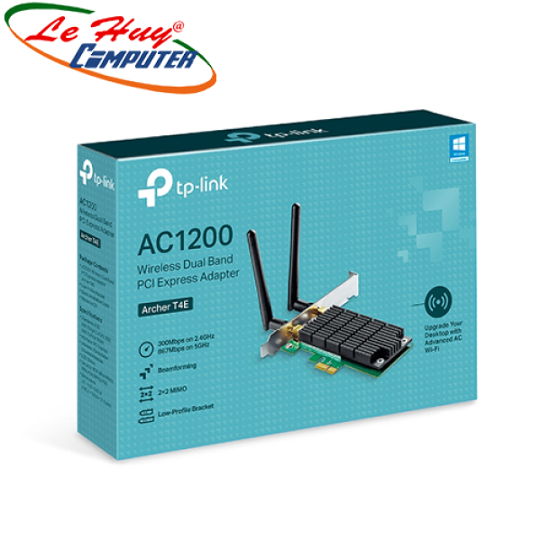 Bảng giá Bộ Chuyển Đổi Wifi Không Dây TP-Link Archer T4E PCI Express AC1200 Phong Vũ