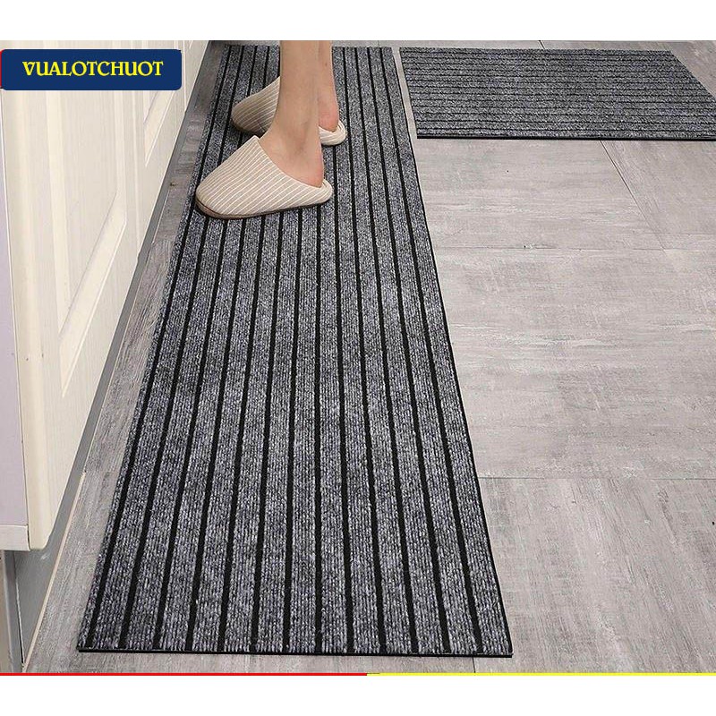Thảm bếp vải polyester thấm nước chống trơn trượt phong cách hiện đại