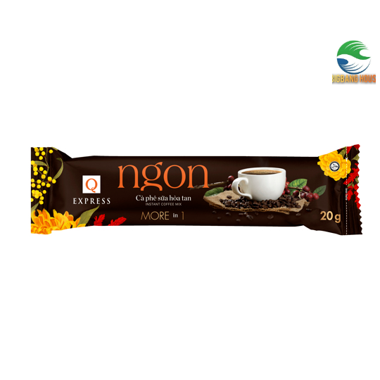 Cà phê Ngon Trần Quang (cà phê sữa More in 1), bịch 24 tip