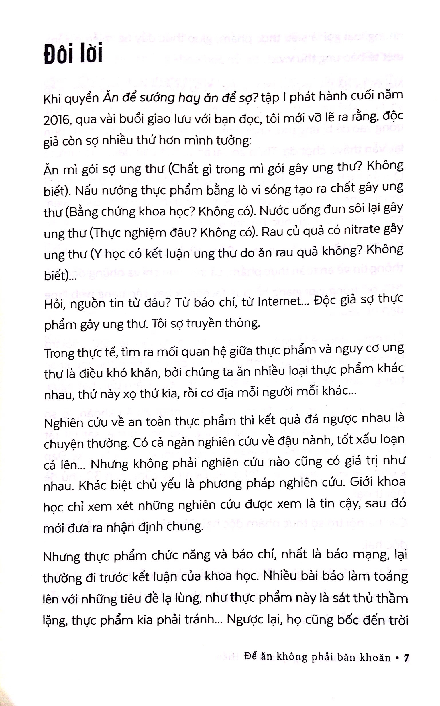 Fahasa - Để Ăn Không Phải Băn Khoăn