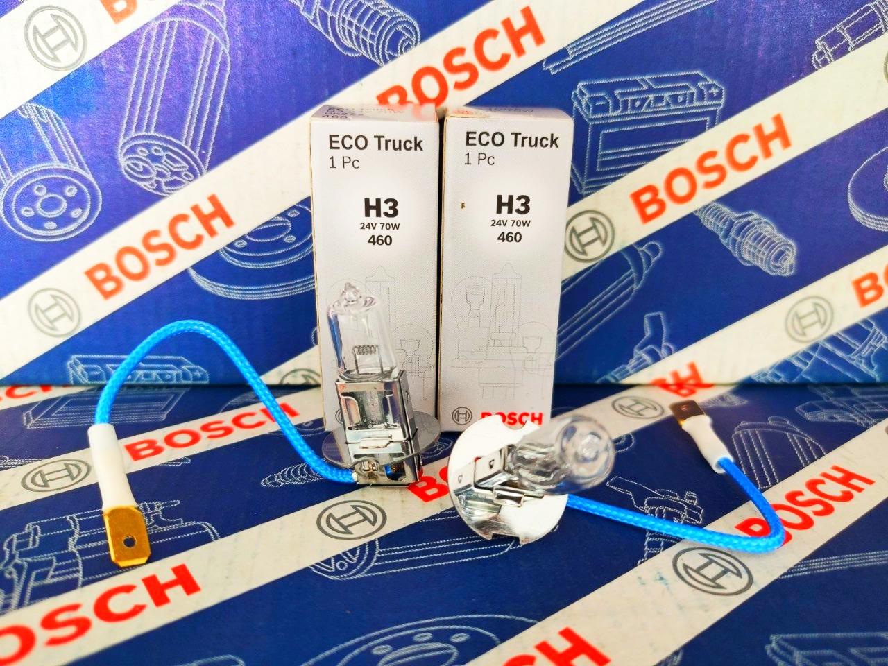 Bóng Đèn Xe Tải Bosch H3 24V 70W (Hộp 1 Bóng)