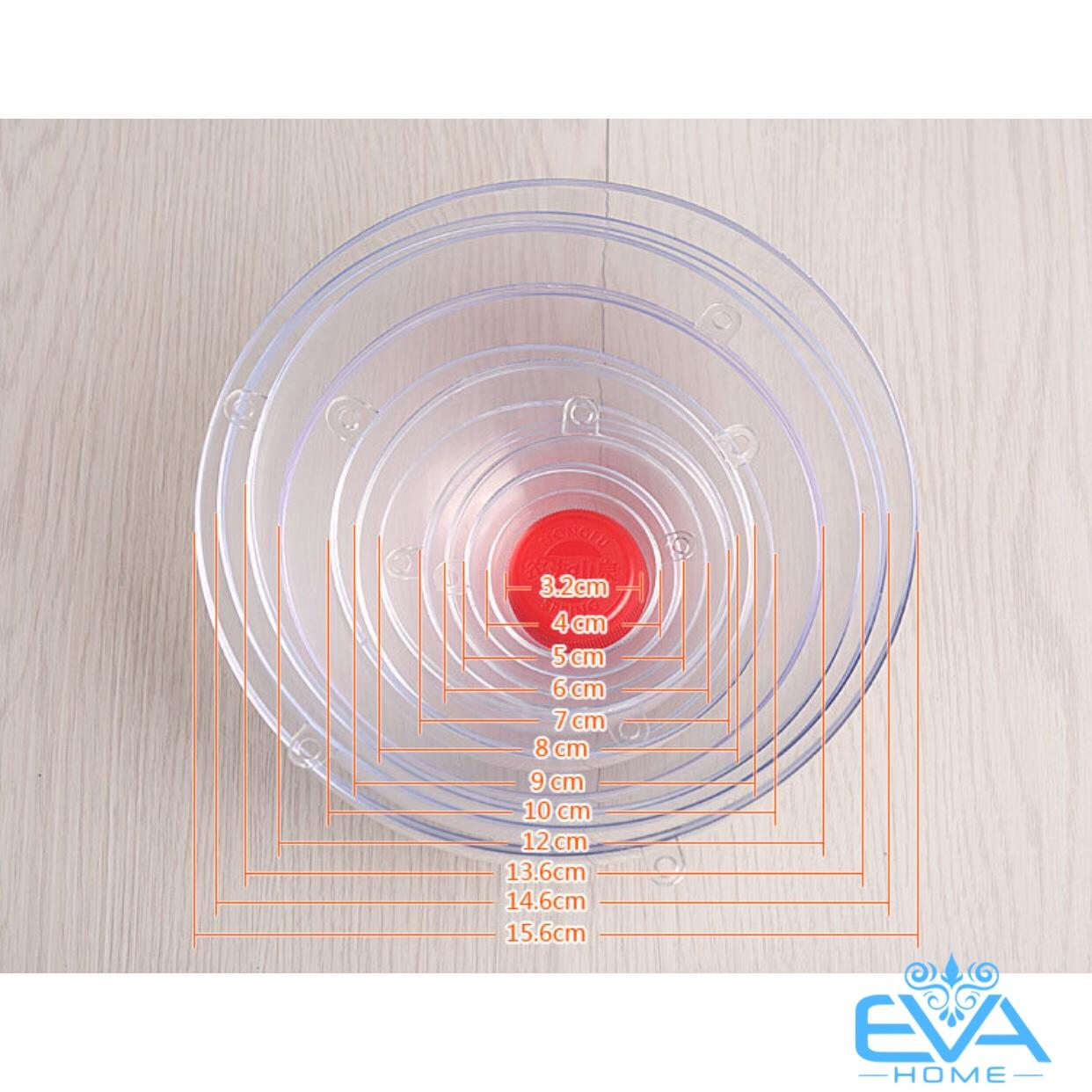 [HCM]Set 5 Quả Cầu Nhựa Trong Suốt 9 Cm