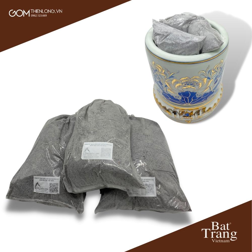 Tro nếp bốc bát hương bát nhang | tro nếp sạch gói 150g | đồ thờ bát tràng chính hãng | gốm thiên long