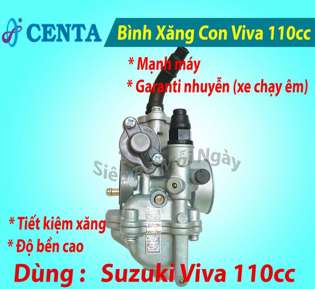 Bình Xăng Con Viva 110 Hiệu Centa Chính Hãng