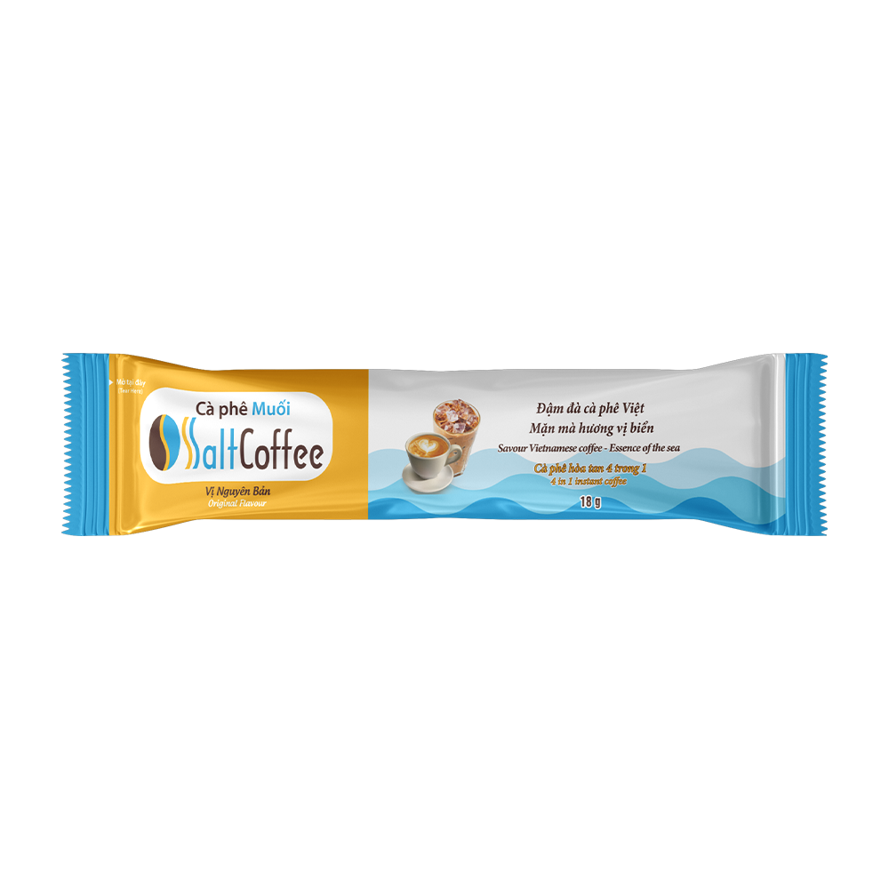 Cà Phê Muối SaltCoffee vị nguyên bản hộp 9 gói
