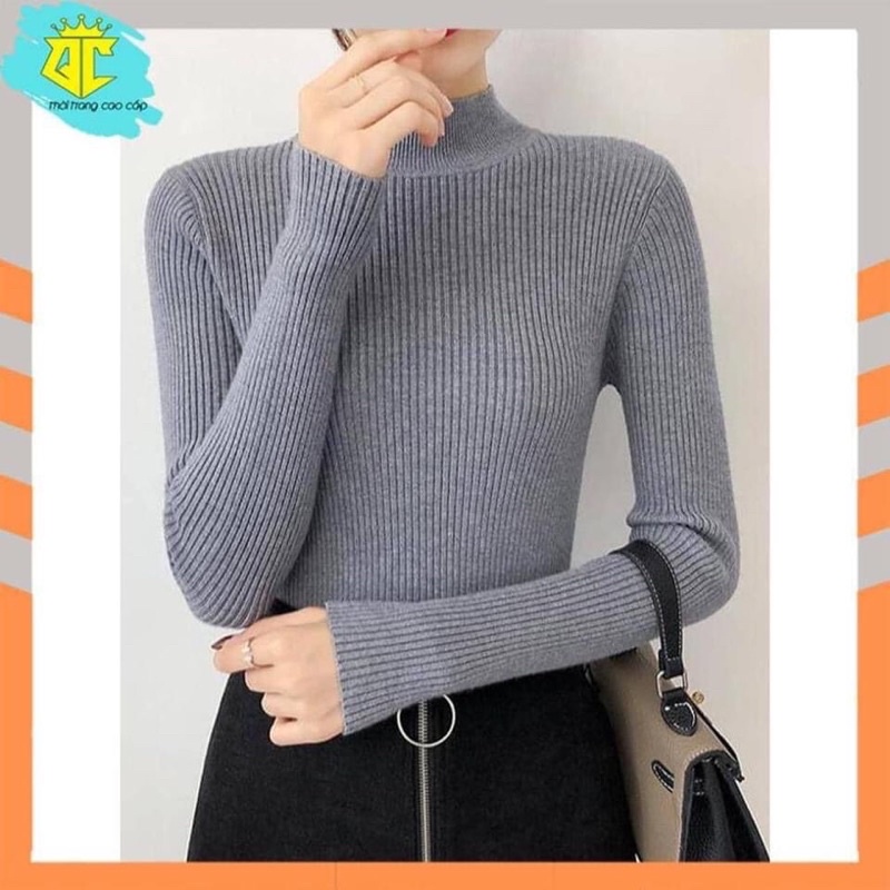 ÁO THUN GÂN CỔ 3 PHÂN NỮ HÀNG QUẢNG CHÂU DÀY DẶN