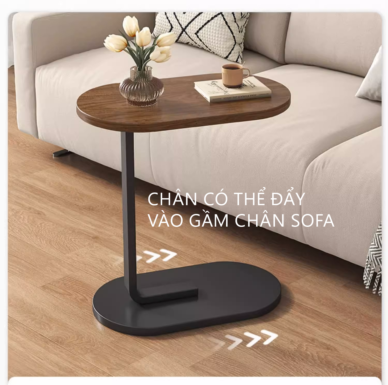 Bàn trà sofa chân sắt uốn cong - GM81/GM108