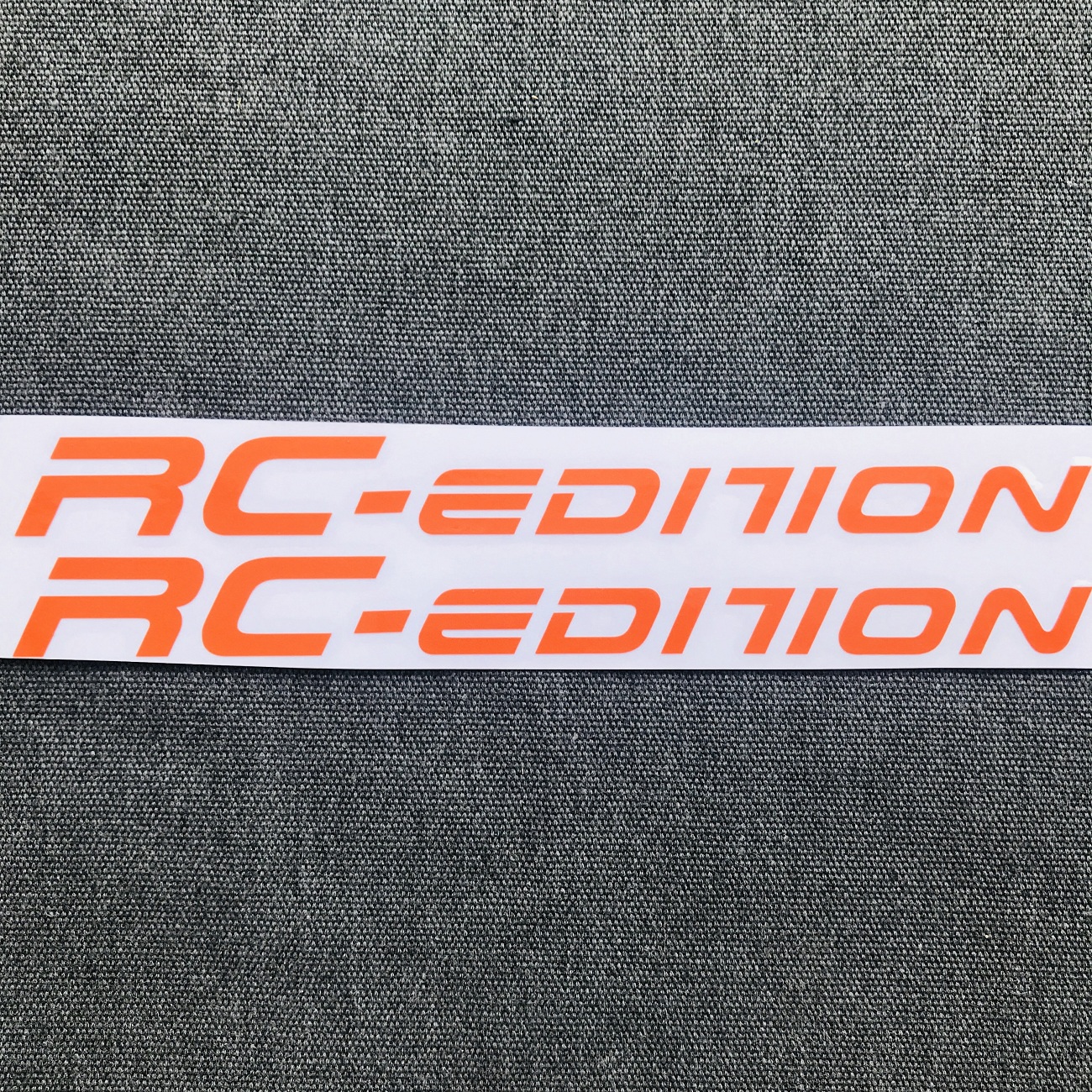 [CHUYÊN TEM PHẢN QUANG] TEM DÁN PHUỘC XE RC-EDITION PHẢN QUANG TRANG TRÍ XE  (MÀU CAM DẠ QUANG)