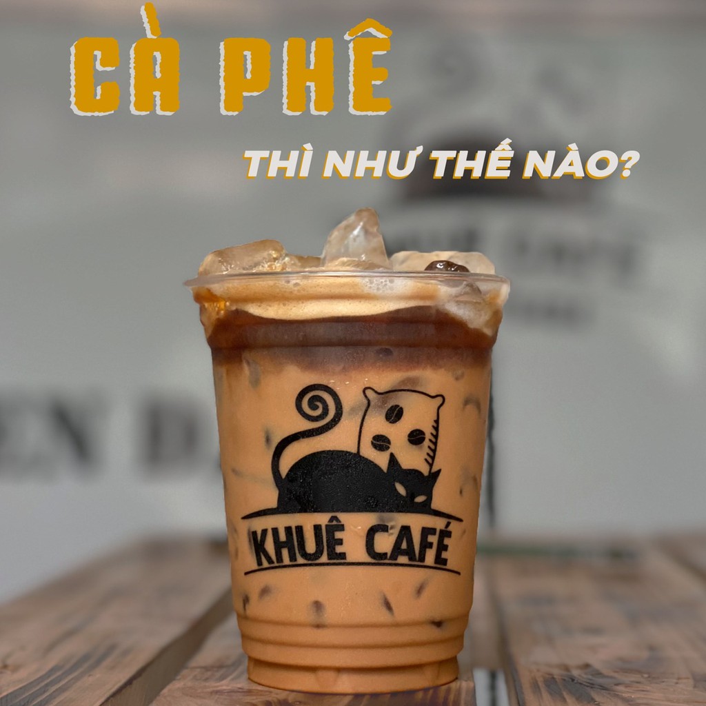 Cà phê pha phin nguyên chất rang mộc Robusta Đắk Hà từ Khuê Cà Phê
