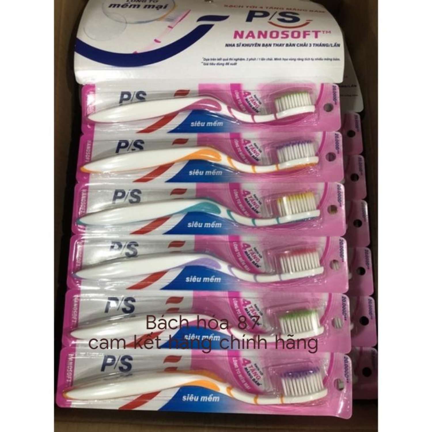 Bàn chải PS lông tơ siêu mềm 1 cái