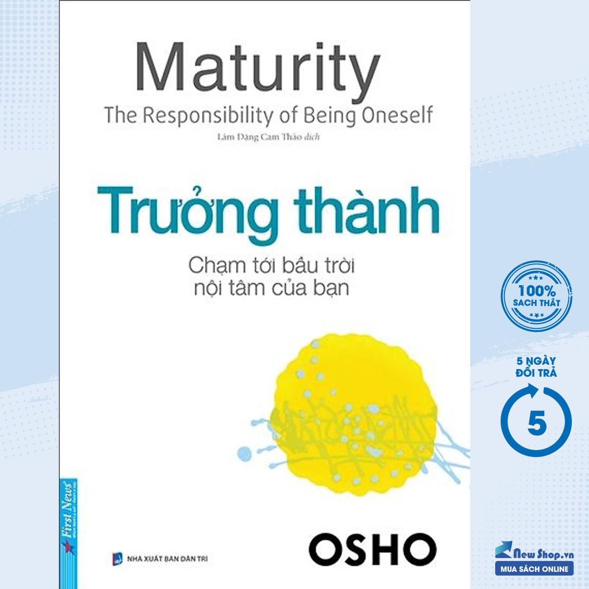 Sách – osho - trưởng thành - chạm tới bầu trời nội tâm của bạn – newshop