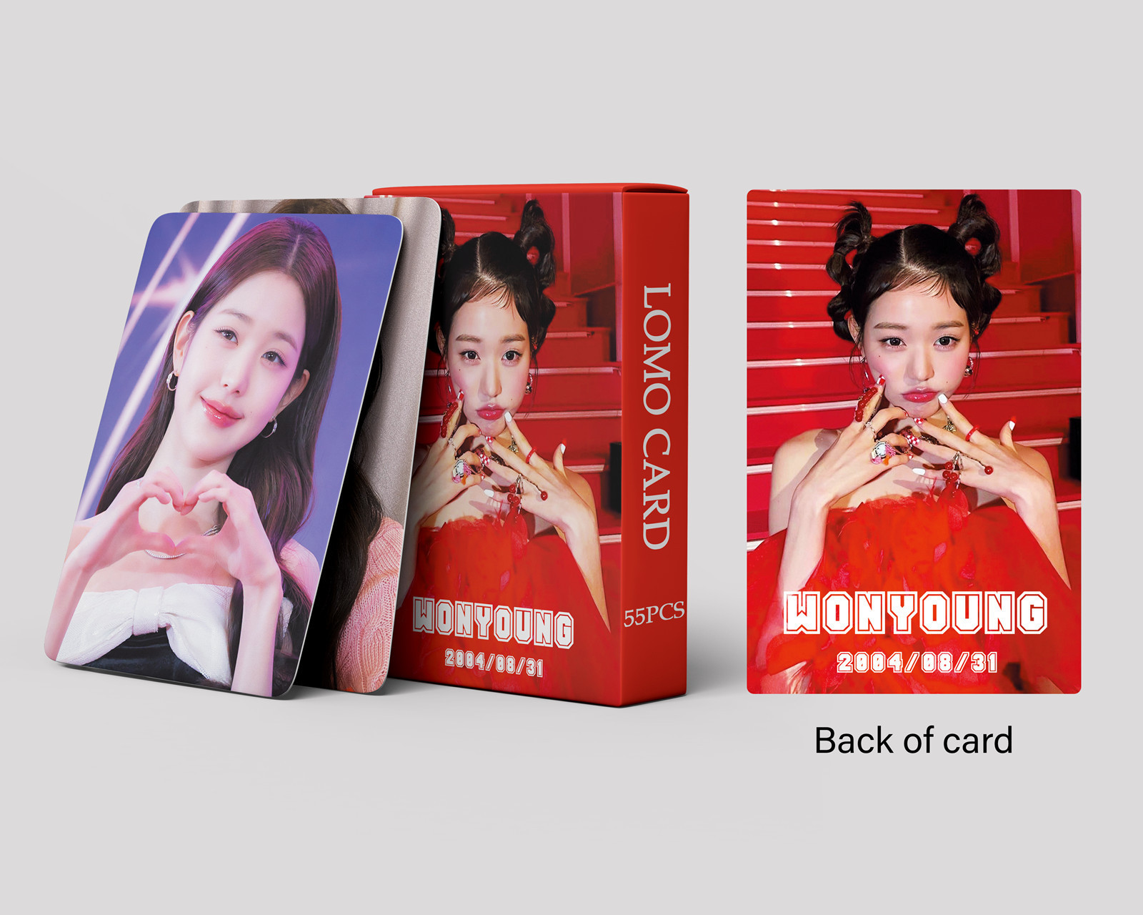 Set 55 lomo card IVE - WONYOUNG 2023