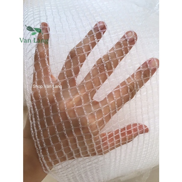 10 mét Lưới cước nhựa trắng rào vườn dai bền khổ cao 1,5 mét